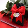 Sacchetto con Portachiavi Gufetto laurea con cappello e libroni