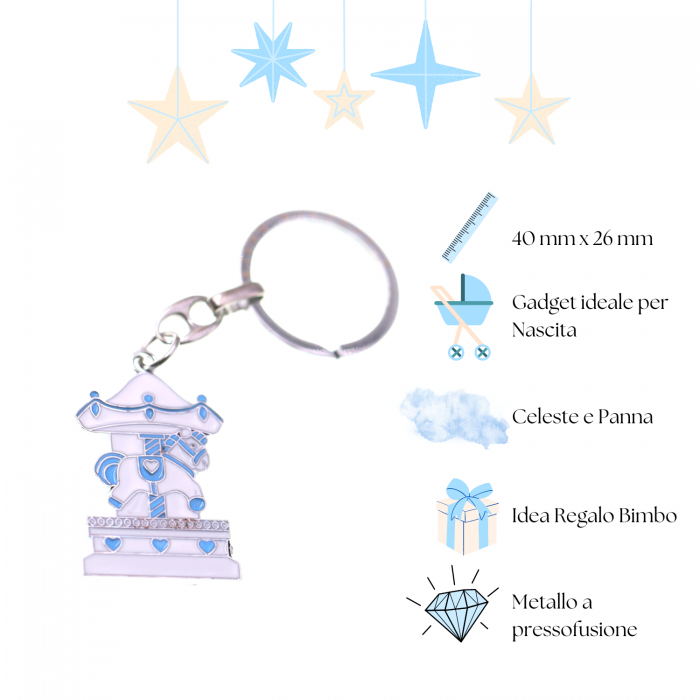 Portachiavi Bimbo Baby Carillon Per Nascita