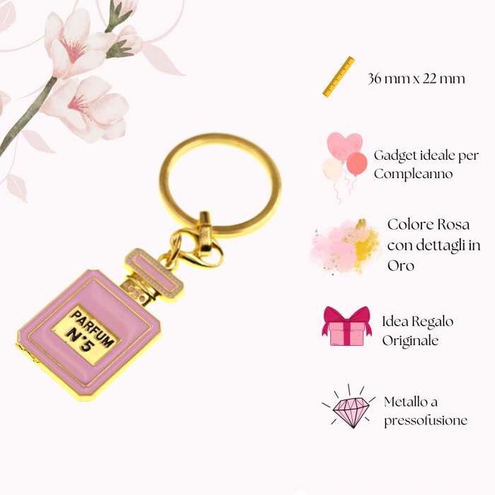 Parfum N°5 Esclusivo Portachiavi Bomboniera Fai da Te