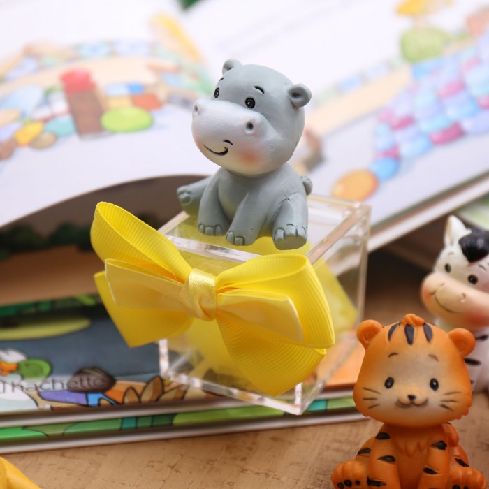 Animali della Savana Bomboniere Battesimo scatoline portaconfetti - viale magico bomboniere