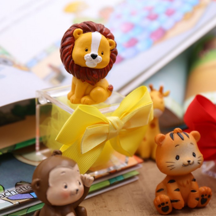 Animali della Savana Bomboniere Battesimo scatoline portaconfetti - viale magico bomboniere