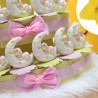 Dolce Bimba Dormigliona sulla luna Torta Bomboniere Nascita e Battesimo