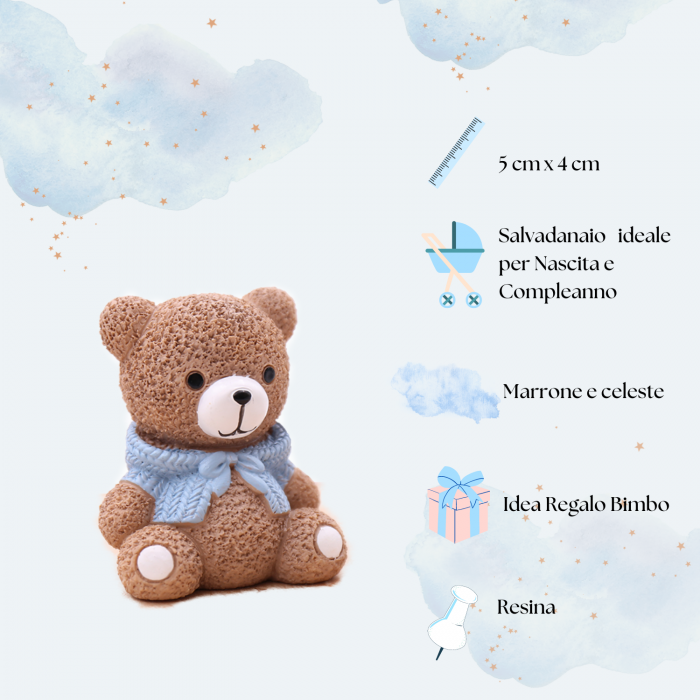 Bomboniere Morbidi Orsetti Bimbo Maxi Statuina