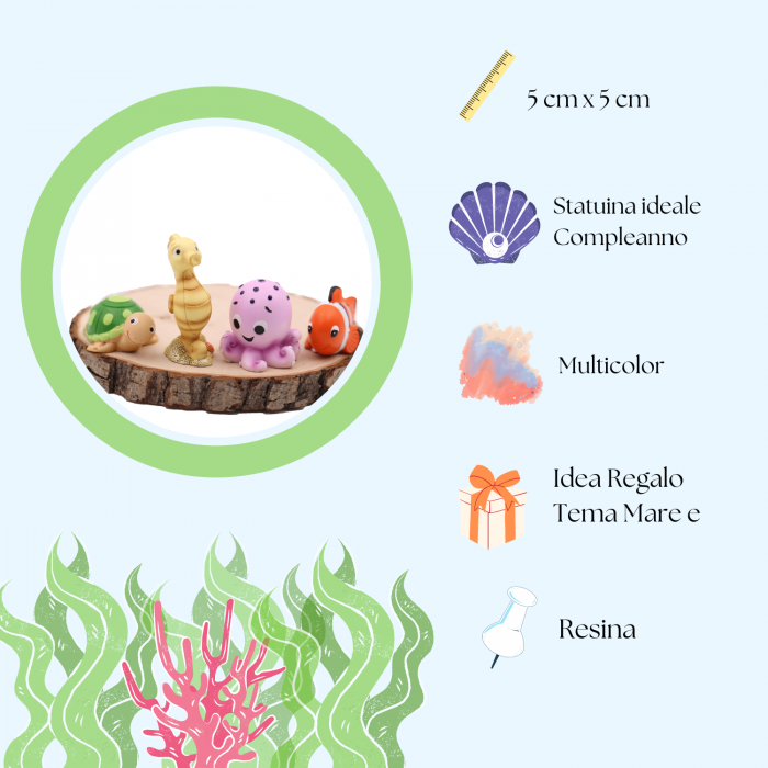 Bomboniere Fai Da Te Statuine Abitanti Dell’Oceano