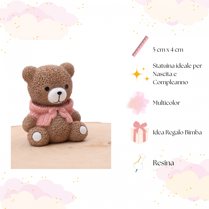 Bomboniere Fai Da Te Morbidi Orsetti Bimba Statuine