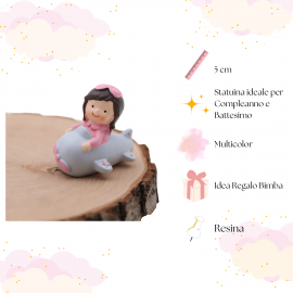 Bimba Aviatore Bomboniera Comunione e Battesimo Fai da Te Statuina