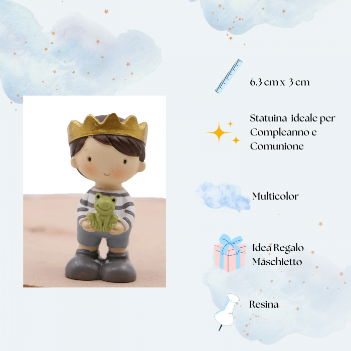 Principe Ranocchio Statuina bomboniere Prima Comunione