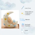 Bomboniera Bimbo Dormiglione sulla Luna Fai da te