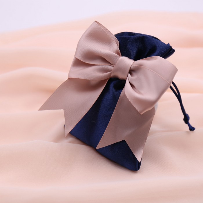 Morbido Sacchetto in colorazione Blu Notte idea Compleanno