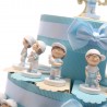 Torta Bomboniera Statuina Bimbi con Orsacchiotto Mix