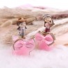 Confezione su Plexiglass e Vasetto Statuine Bimbe indiane Mix