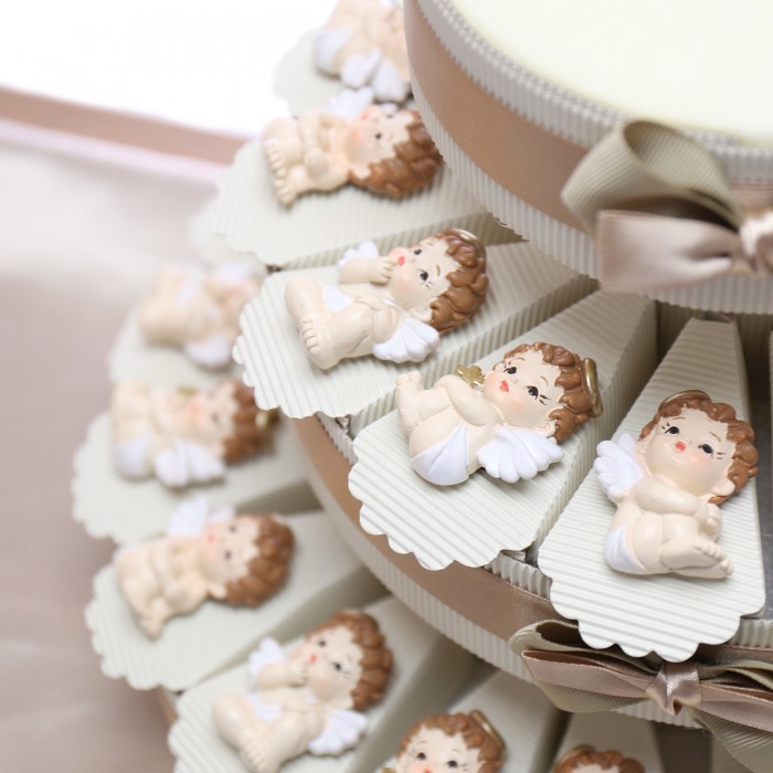 Dolci Angeli Con Aureola Torta Magnete Mix ideale per Battesimo Dolci Angeli Con Aureola Torta Magnete Mix ideale per Battesimo