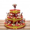Torta Bomboniera Baby Animaletti del Circo Mix Statuine