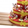 Torta Bomboniera Baby Animaletti del Circo Mix Statuine
