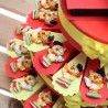 Torta Magnete Magnete Mix Gufetti laurea con papillon