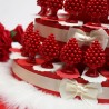 Pigna Siciliana Rossa su Torta Bomboniera ideale Matrimonio, Promessa, Compleanno
