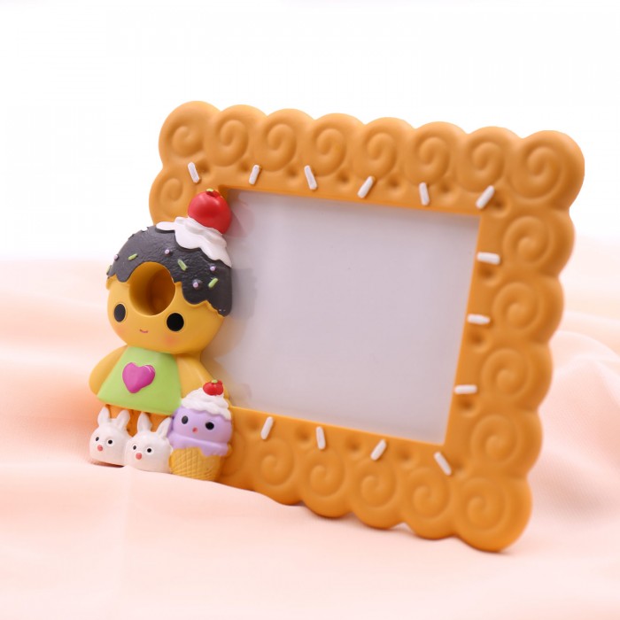 Portafoto Baby Biscottini Magnete Idea Compleanno e Comunione Bimbi