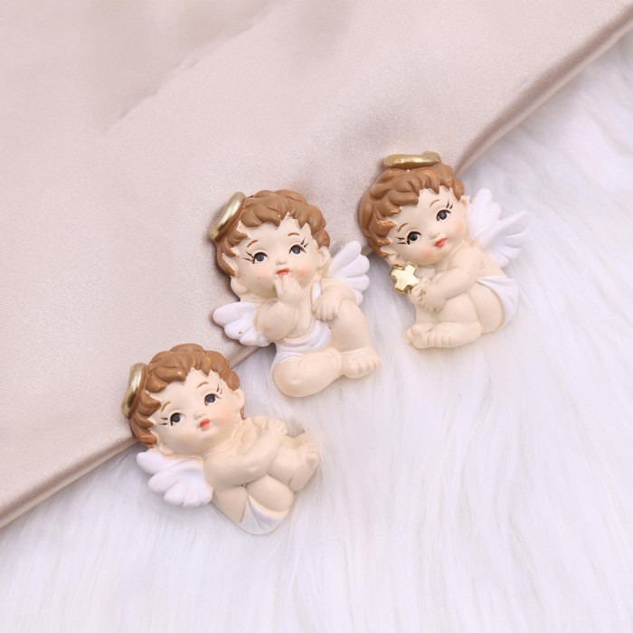 Magnete Dolci Angeli Con Aureola Statuine Mix ideale per Battesimo Magnete Dolci Angeli Con Aureola Statuine Mix ideale per Battesimo