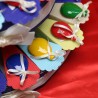 Torta Bomboniera Magneti Palloncino Rainbow