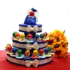 Torta Bomboniera Portachiave Palloncino Rainbow Idea Compleanno
