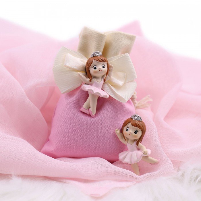 Sacchetti con Principesse Ballerine Con Tutù Rosa Magneti