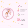Principesse Ballerine Con Tutù Rosa Magneti Su Plexiglass