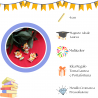 Bomboniere Confezionate Magnete Mix Gufetti laurea con papillon