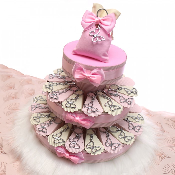 Farfalla Silver su Torta Bomboniera