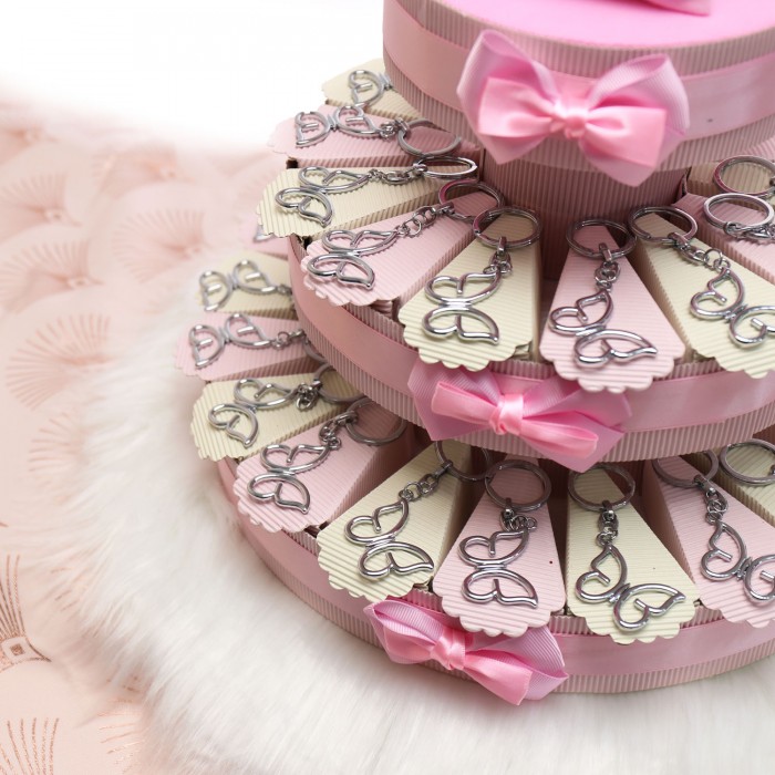 Farfalla Silver su Torta Bomboniera