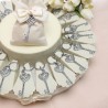 Chiave a Cuore versione Silver Su Torta Bomboniera