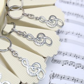 Bomboniere Musica Portachiave Chiave di Violino Compleanno Ciondoli