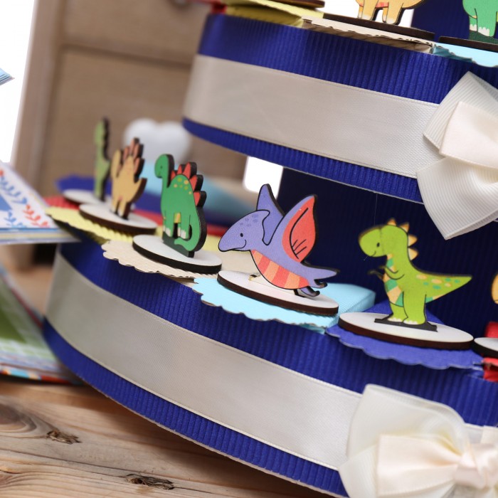 Baby Dinosauro Su Torta Bomboniera Idea Compleanno e Comunione