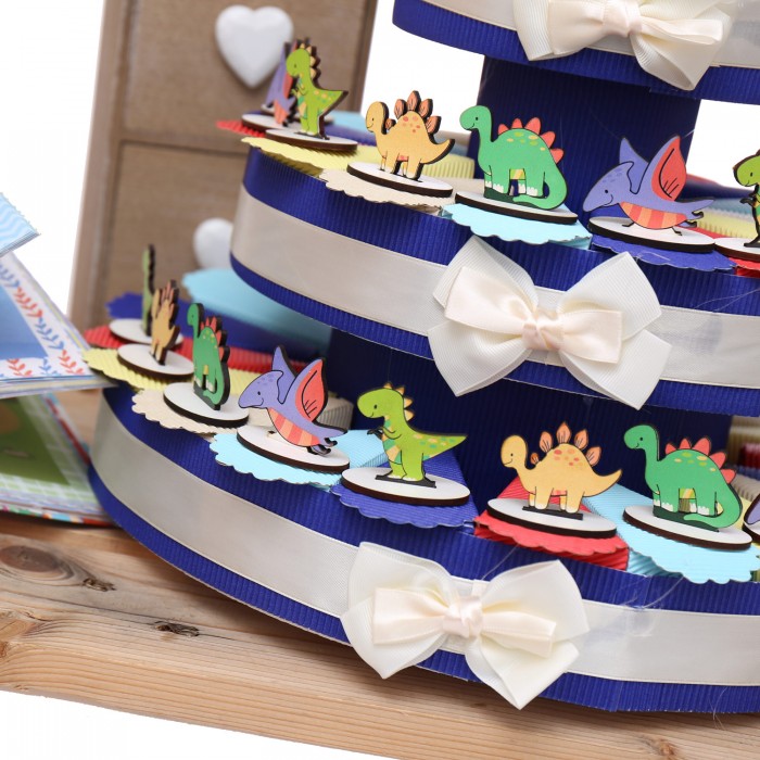 Baby Dinosauro Su Torta Bomboniera Idea Compleanno e Comunione