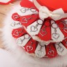Torta Confetti con Ciondolo Cuore Elegante