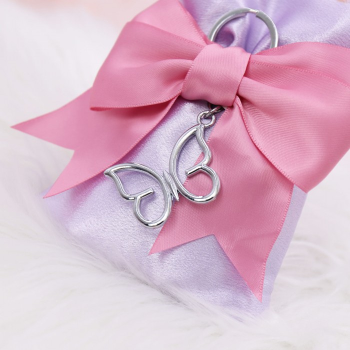 Bomboniere Comunione Farfallina Principessa su sacchetto delicato