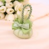 Segnaposto Promessa Saponi Profumati Verde con fiocco e Fiore in Stoffa
