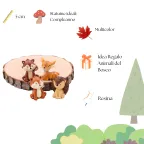 Animali Del Bosco Battesimo Bomboniere - Vialemagico