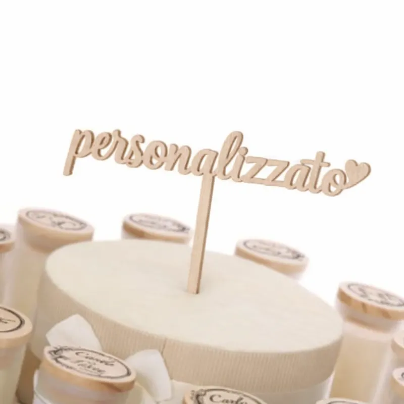 Scritta in legno personalizzato