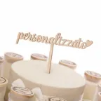 Scritta in legno personalizzato