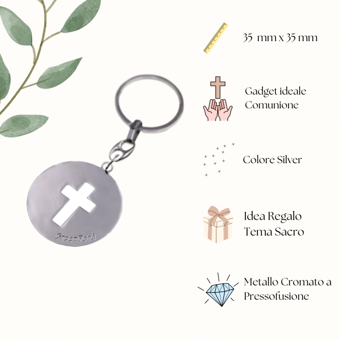 Torta Bomboniera per Comunione Croce Santa Portachiave Ragazzi