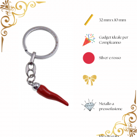 Torta Bomboniera Cornetto Classico Napoletano Portachiave Bomboniera