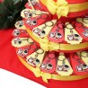 Torta Portafortuna Laurea Portachiave Gufetto Rosso, Tocco e Libri