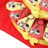 Torta Portafortuna Laurea Portachiave Gufetto Rosso, Tocco e Libri