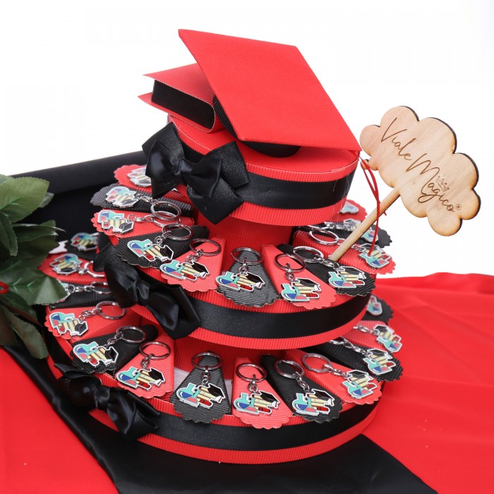 Torta Bomboniera Portachiave Laurea in Chimica