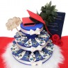 Laurea in Lingue Portachiave Torta Bomboniera