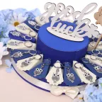 Torta Bomboniera Gufo Traforato Con Albero Della Vita Portachiave