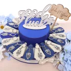 Torta Bomboniera Gufo Traforato Con Albero Della Vita Portachiave