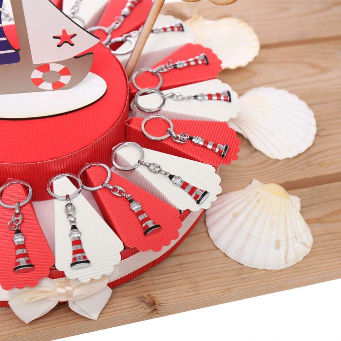 Torta Bomboniera Bomboniera Faro Sul Mare Bicolor Per Compleanno