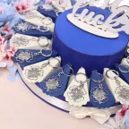 Bomboniera Confezionata su Torta Quadrifoglio Elegante Fai da te