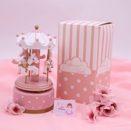 Carillon Melody Rosa con Pois Bianco